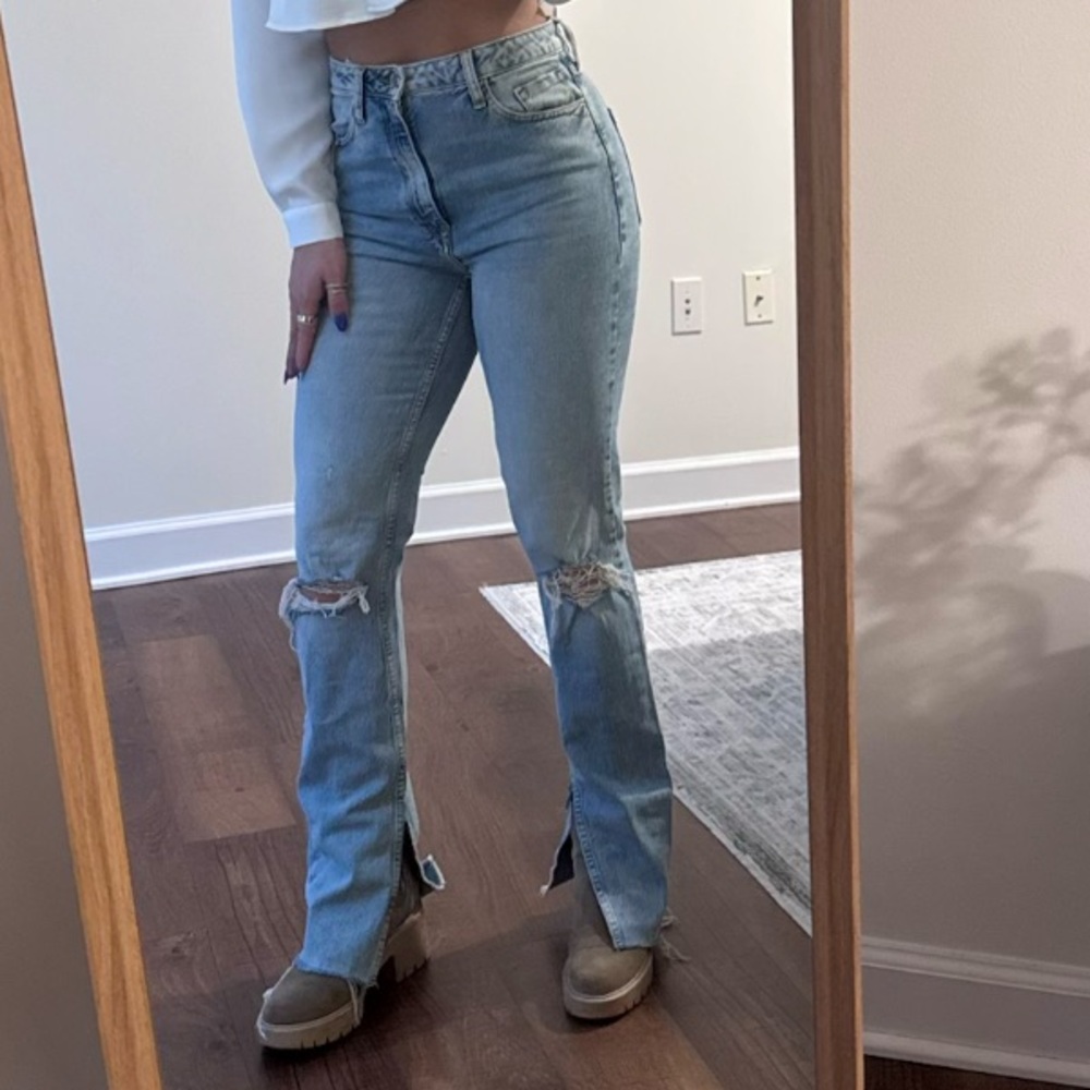 Zara Women's Denim Blue Jeans